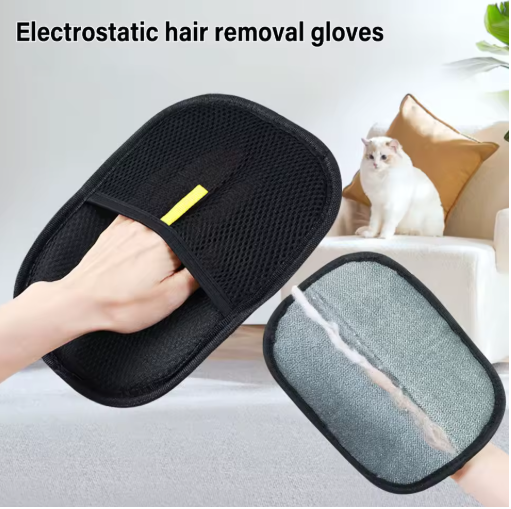 Guanti per Toelettatura e Rimozione Peli di Animali Domestici