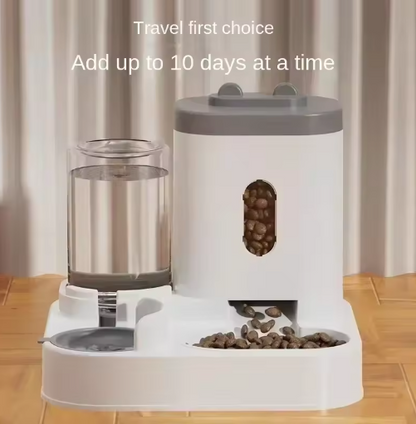 Mangiatoia per gatti e distributore d'acqua