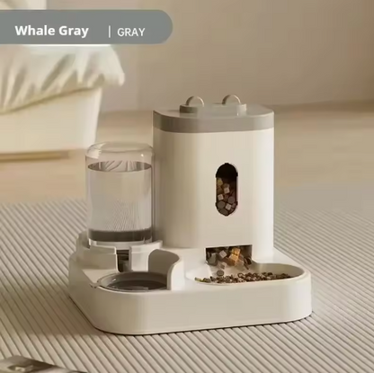 Mangiatoia per gatti e distributore d'acqua