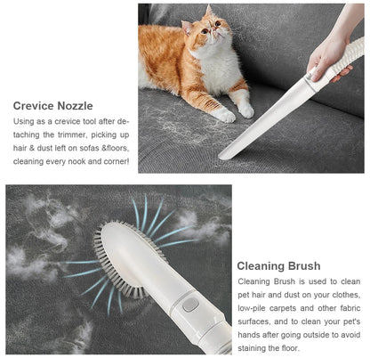 Aspirapolvere 5 in 1 per cani e gatti, strumenti per toelettatura